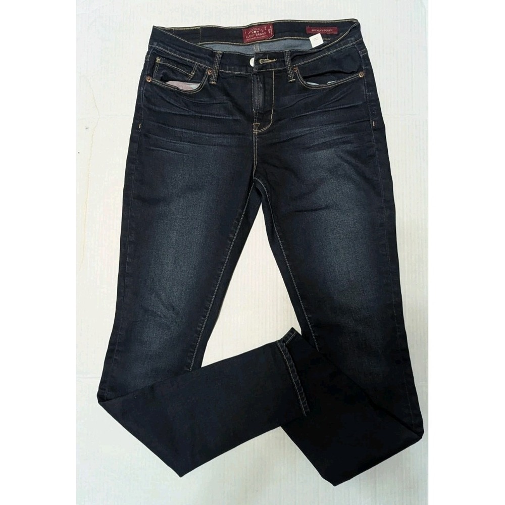 Lucky Brand Handcrafted Jeans Women's 8/29 Dark Wash Denim Brooklyn Skinny